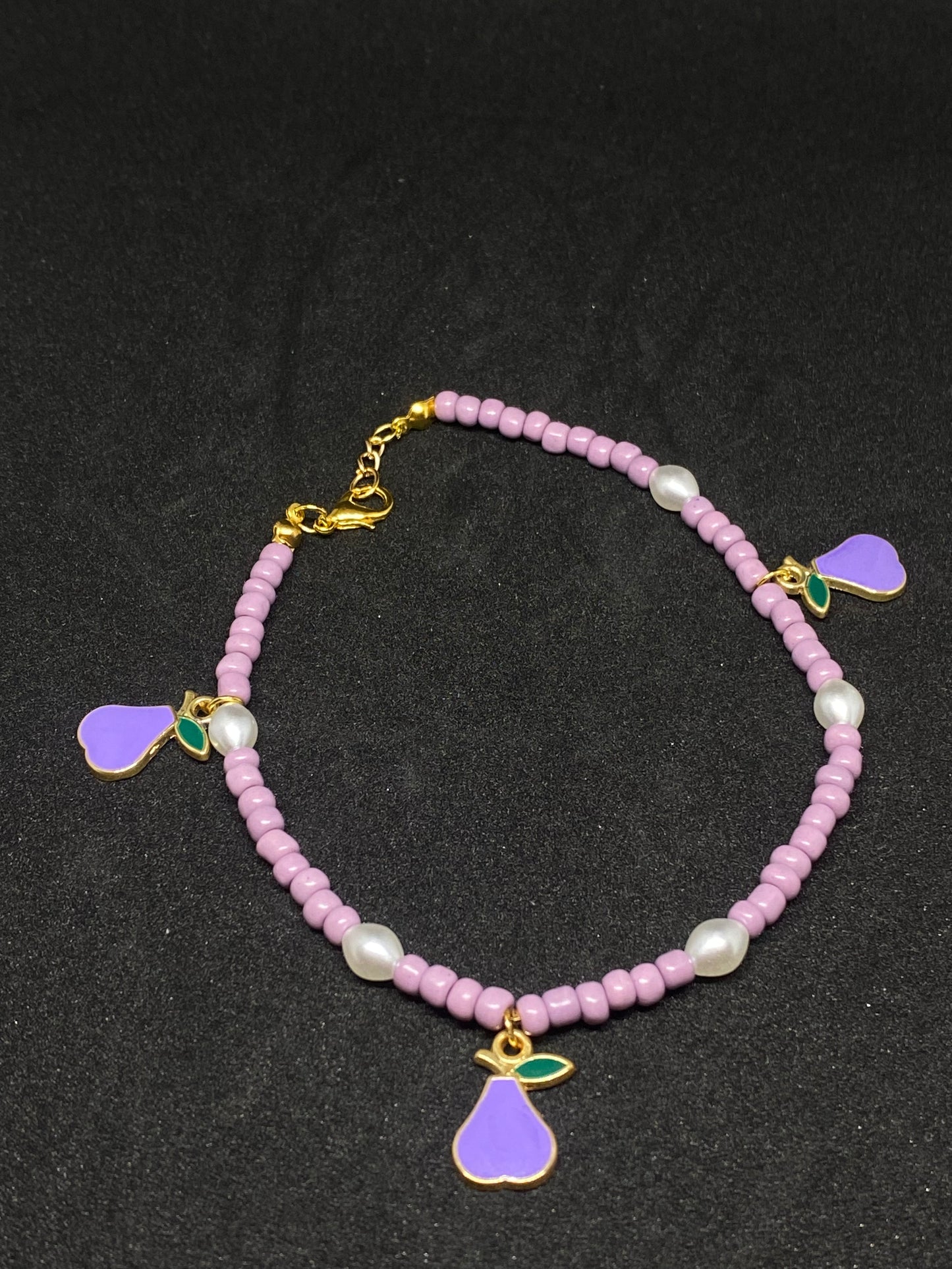 PurplePear Anklet